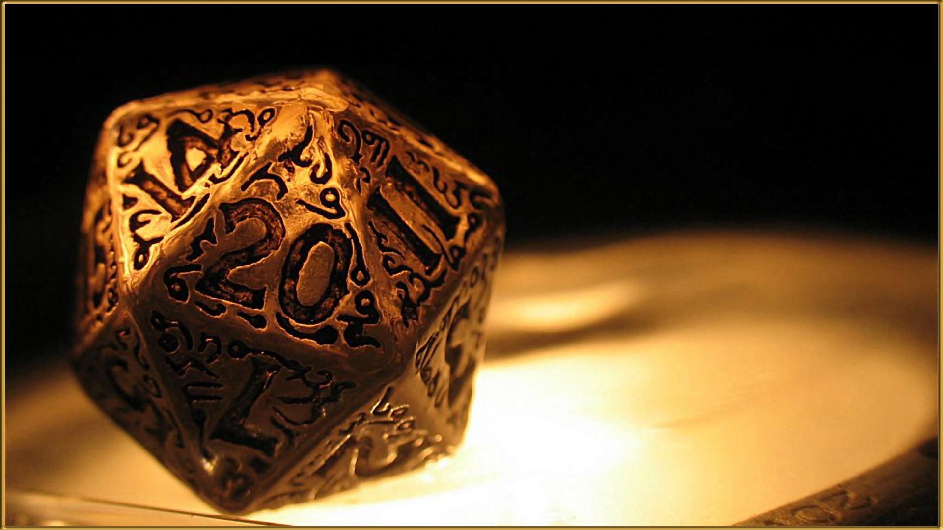 Dé 20 faces pour jeu de rôle